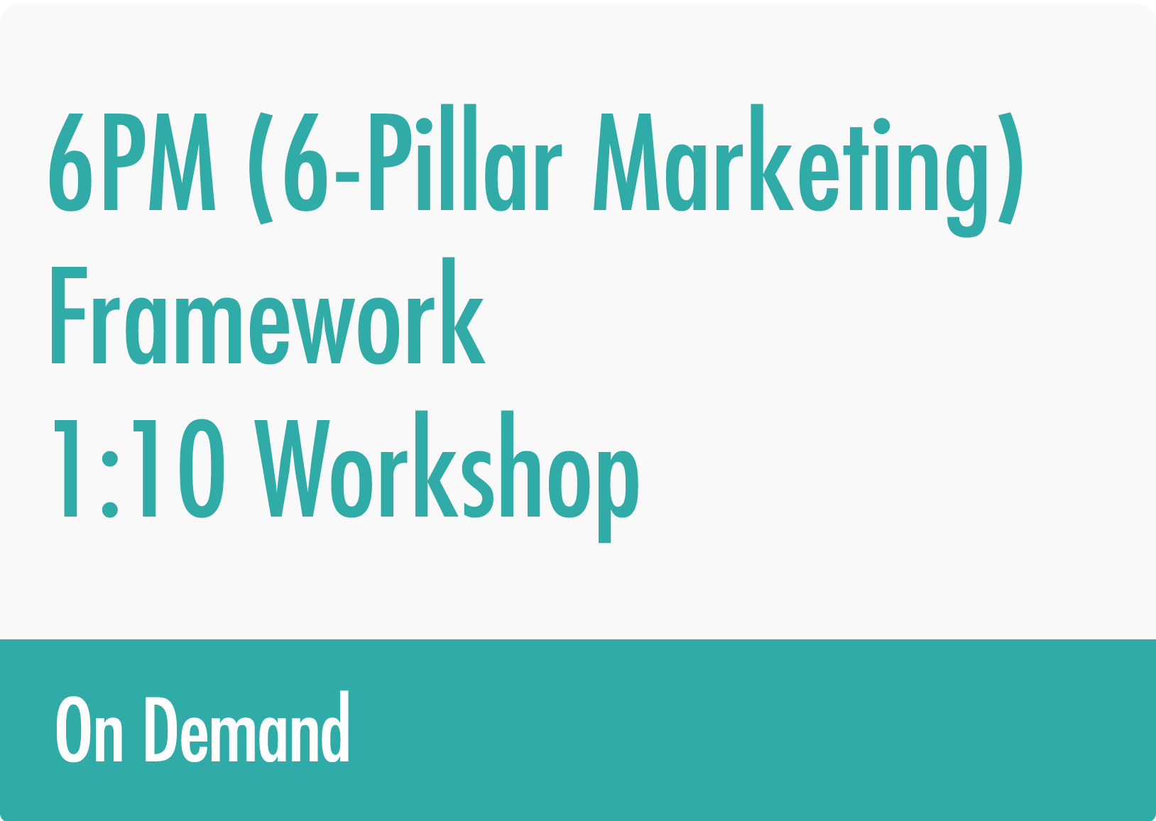 marketing-framework-workshop