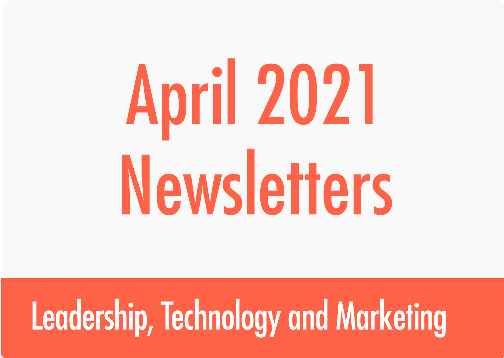 April Newsletters