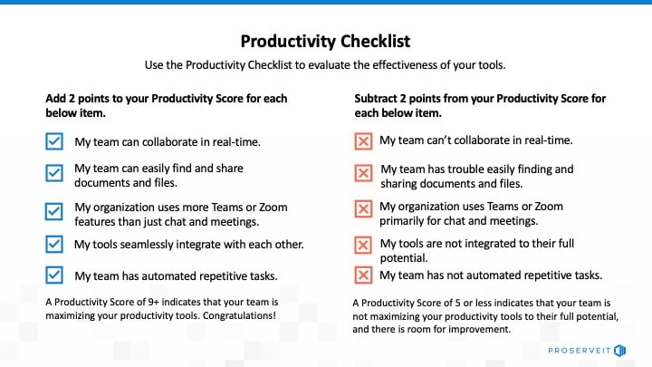 Productivity-Checklist